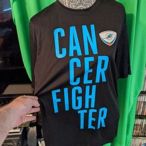 A4 Medium Miami Dolphins Cancer Fighter DCCIX Shir